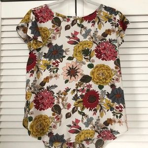 LOFT Short Sleeve Blouse Size Small Petite